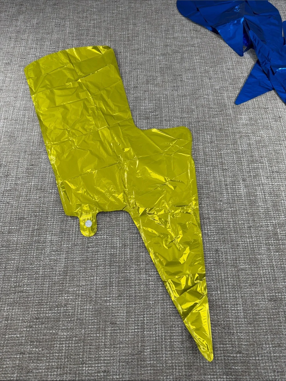 Blue Metallic Foil 5 birthday party decor sonic the hedgehog
